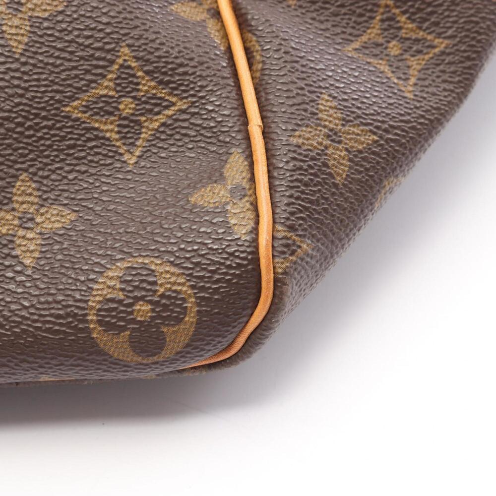 LOUIS VUITTON Brown Monogram Leather Keepall 45 Boston Bag - Picture 9 of 14